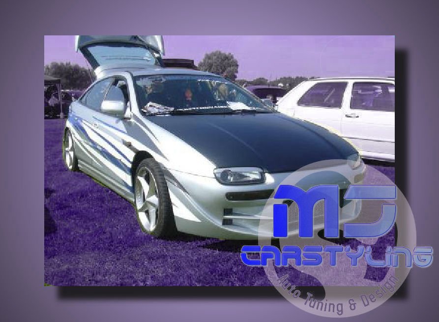 Mazda 323F (BA) - Koplampspoilers