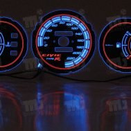 Honda Civic ’92-’95 – Indiglo Tellerplaten zonder RPM