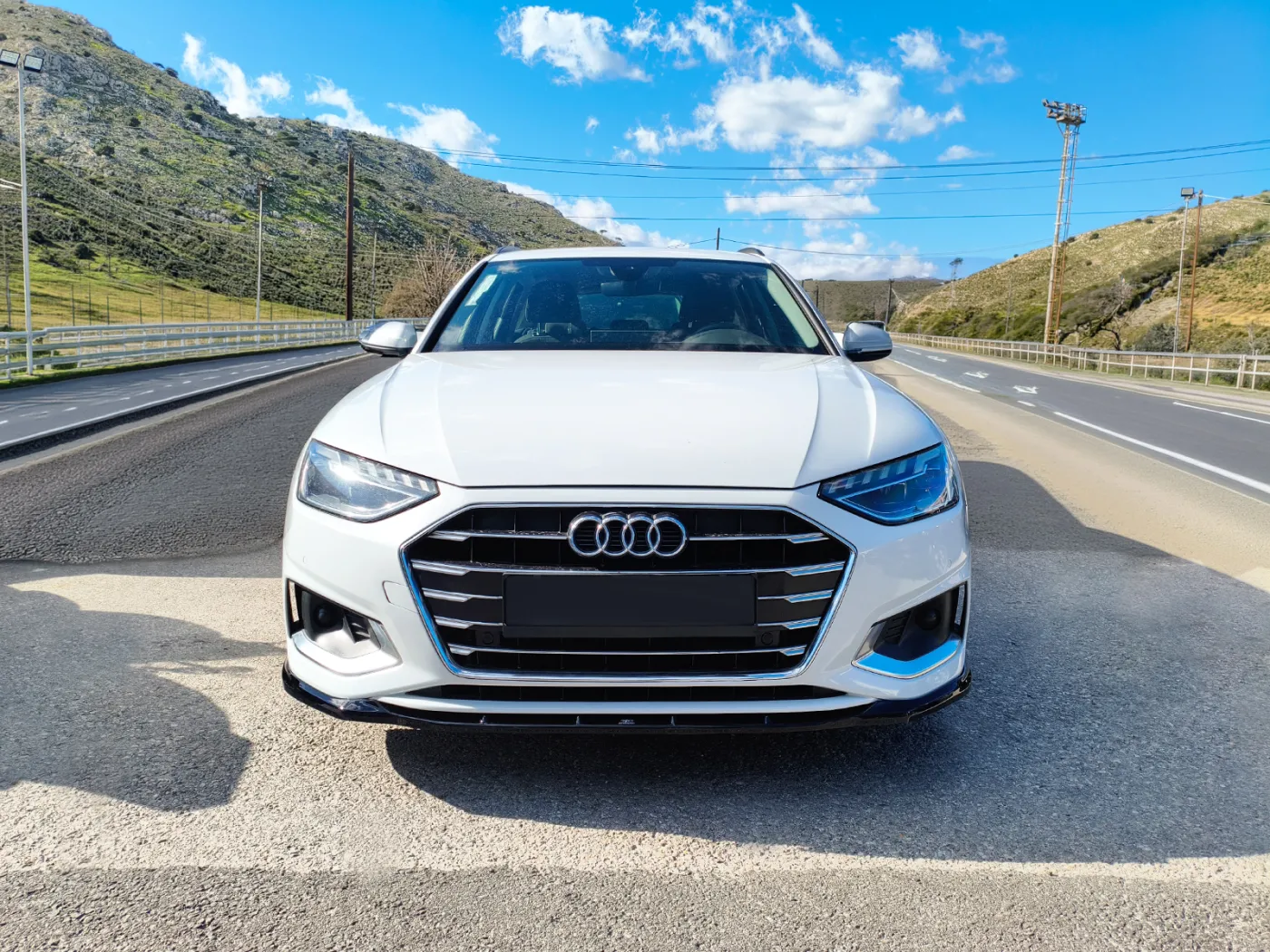 Audi A4 B9 Facelift - Voorbumper spoiler