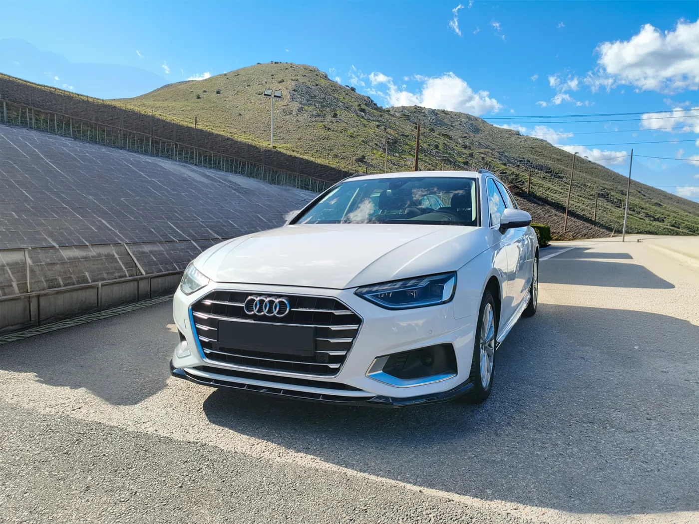 Audi A4 B9 Facelift - Voorbumper spoiler