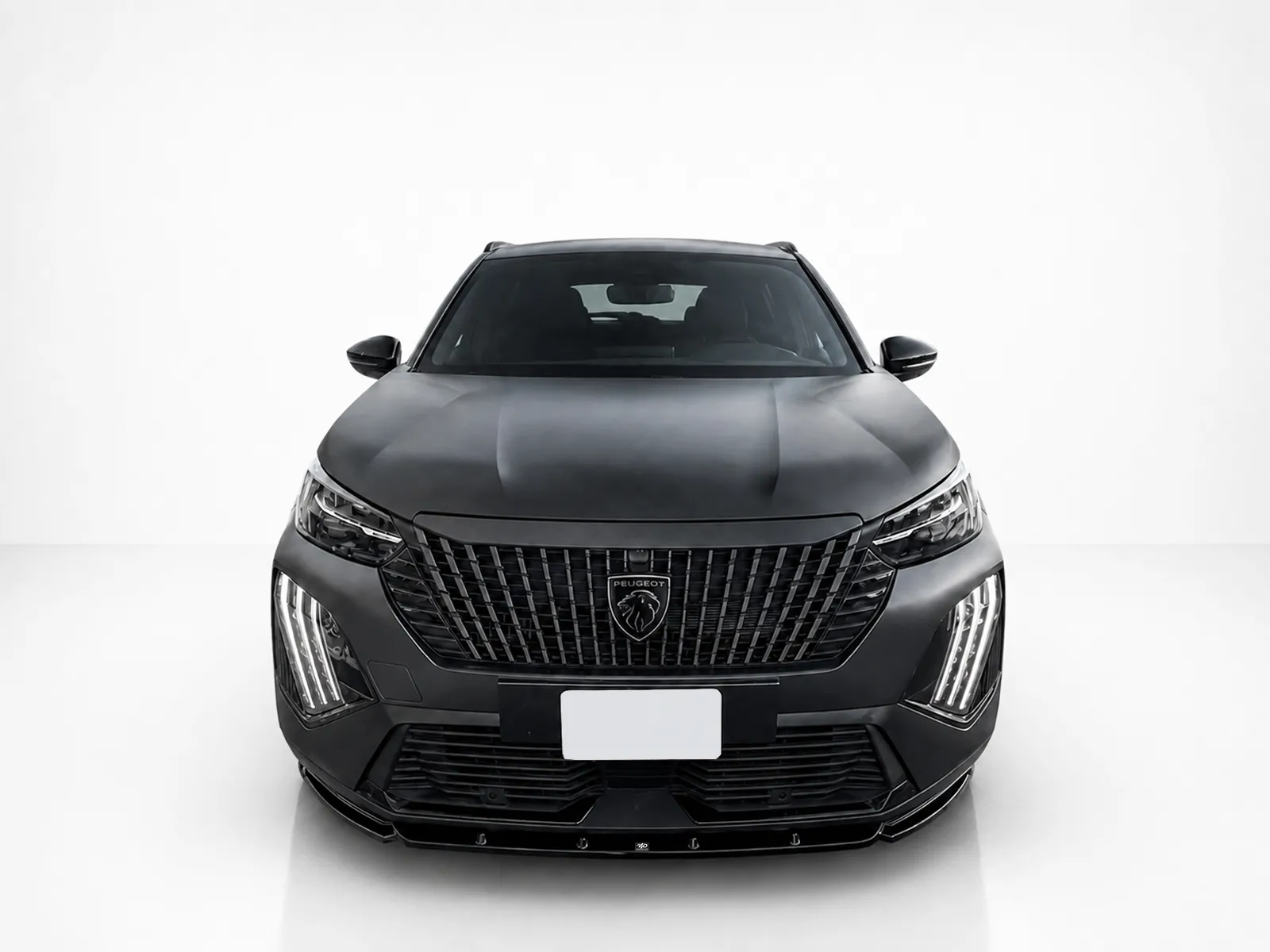 Peugeot 2008 MK2 Facelift - Voorbumper spoiler