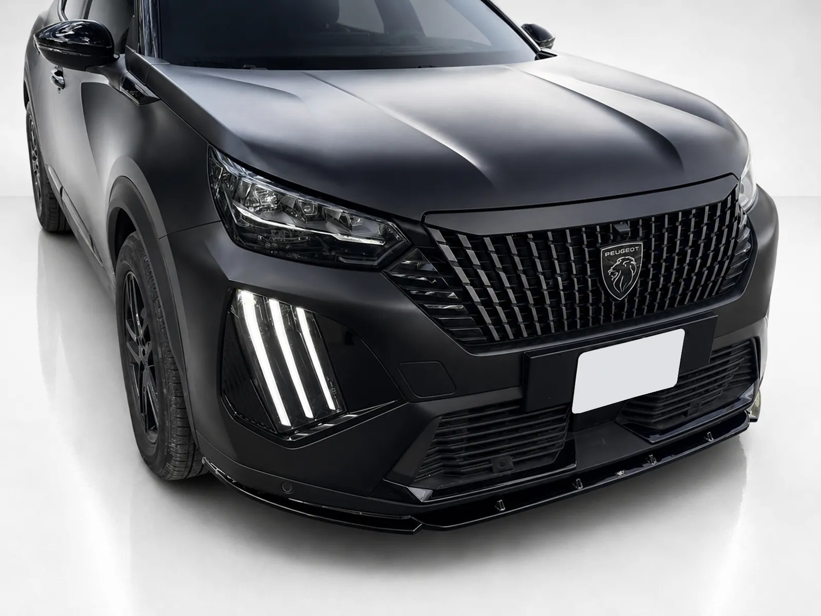 Peugeot 2008 MK2 Facelift - Voorbumper spoiler