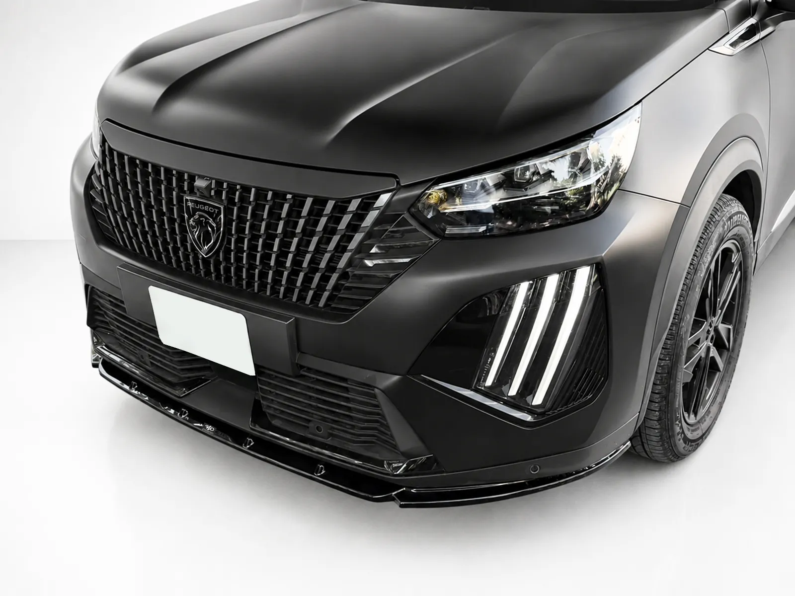 Peugeot 2008 MK2 Facelift - Voorbumper spoiler