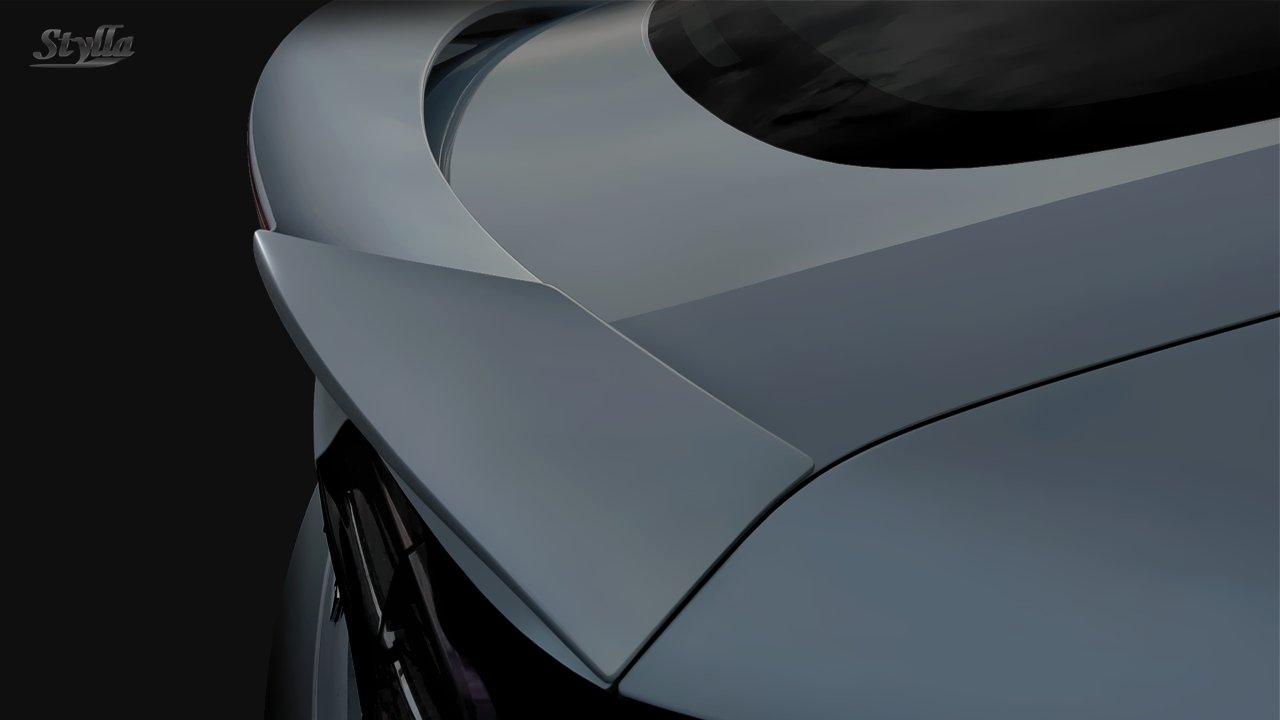 Tesla 3 - Achterklep spoiler