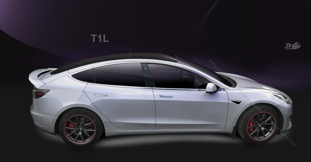 Tesla 3 - Achterklep spoiler