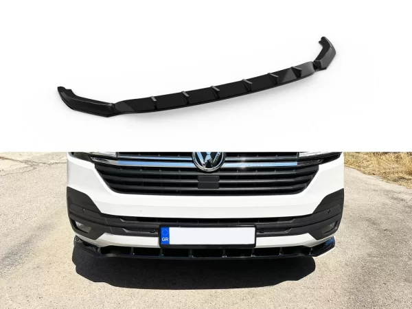 VW T6 Facelift - Voorbumper spoiler V2