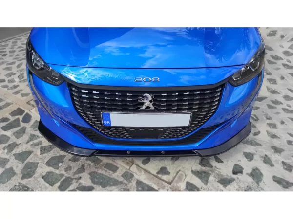 Peugeot 208 MK2 - Voorbumper spoiler V1