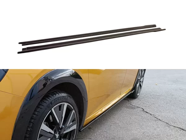 Peugeot 208 MK2 - Sideskirts Extensions V2