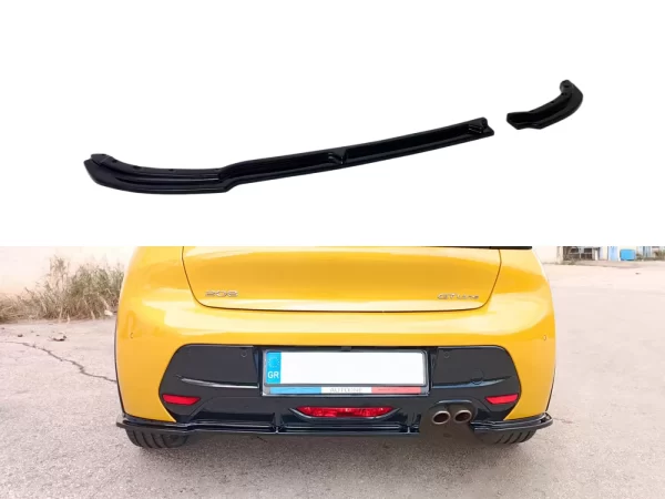 Peugeot 208 MK2 - Achterbumper diffuser