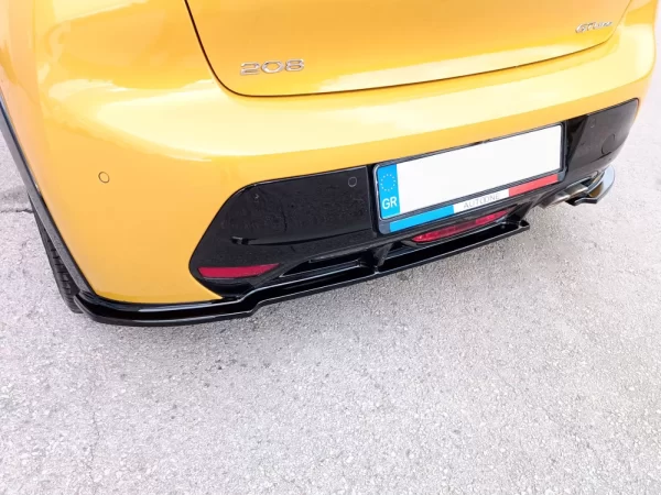 Peugeot 208 MK2 - Achterbumper diffuser