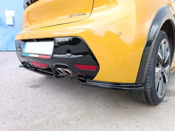 Peugeot 208 MK2 - Achterbumper diffuser