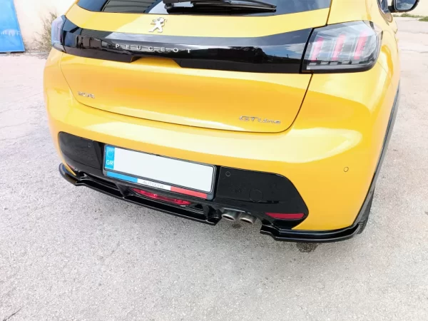 Peugeot 208 MK2 - Achterbumper diffuser