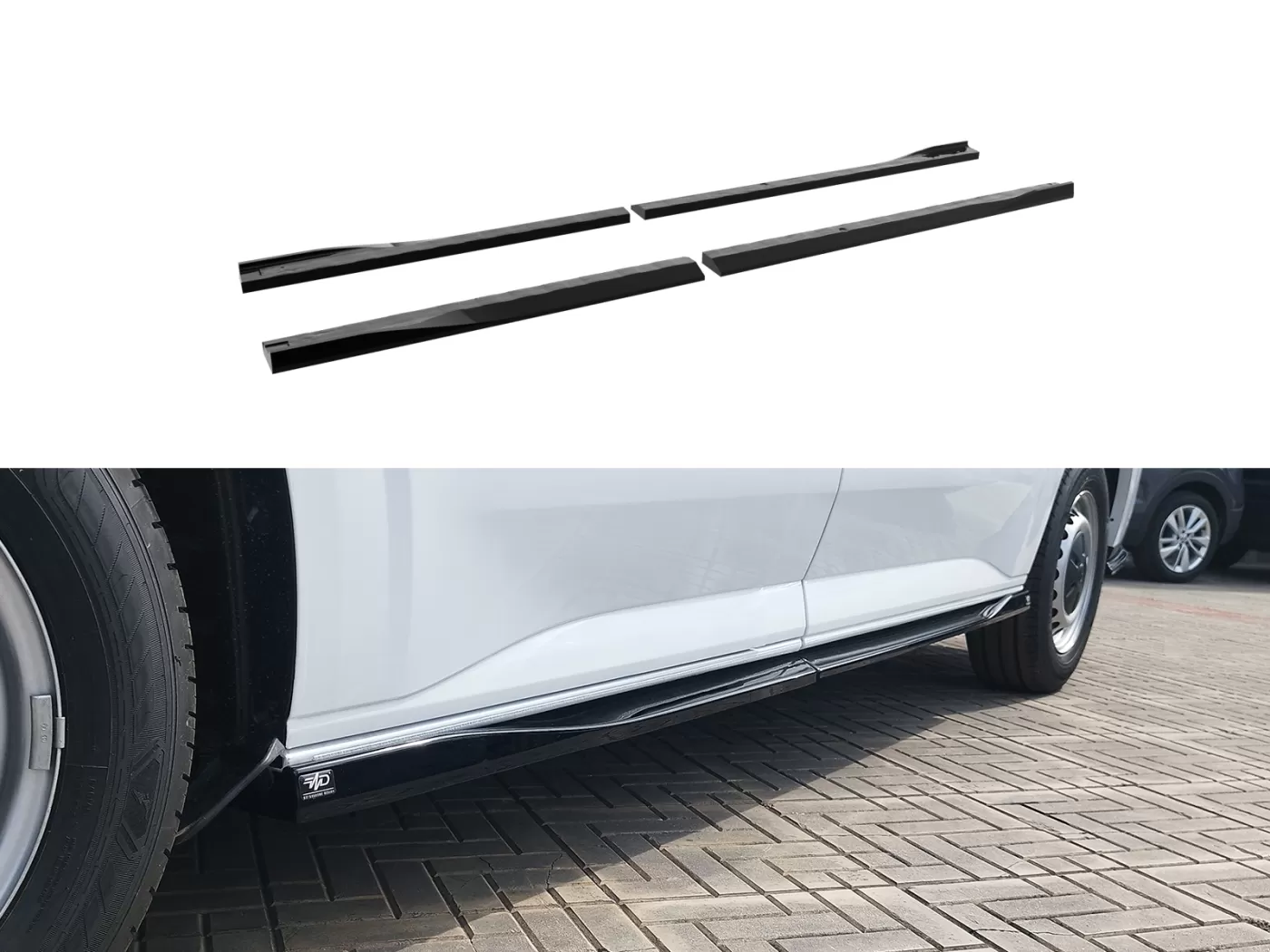 VW T7 SWB - Sideskirts Extensions V2